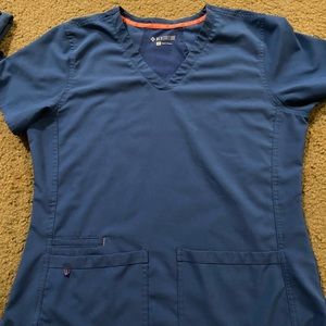Royal Blue Scrub Top- Med Couture